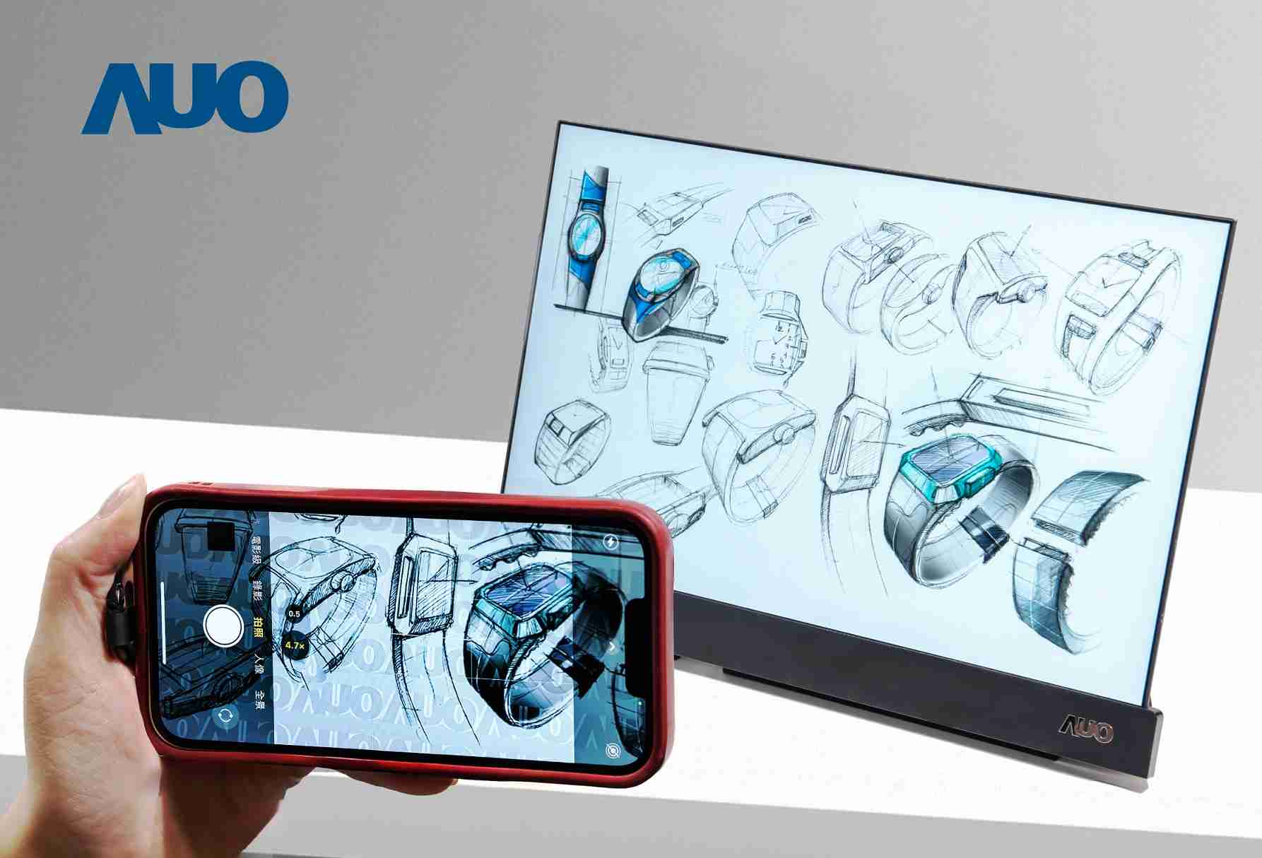 2468BET16吋防窥显示器，，，采用人眼无法察觉、、、、相机拍摄时才显现的隐藏式水印技术，，，未来可结合AI镜头侦测周围环境，，，，实时开启或关闭水印，，，大幅提升在公共场域使用显示器的安全性